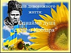 «Єднаймо душі словом Кобзаря»