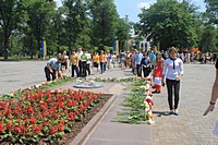 Районний мітинг - реквієм до Дня скорботи і вшанування пам’яті загиблих у війни в Україні
