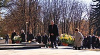 Урочисте покладення квітів у Дзержинському районі