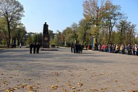 Урочисті заходи з нагоди Дня визволення України від фашистських загарбників у Інгулецькому районі міста