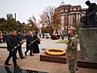 Урочисте покладання квітів з нагоди Дня визволення України від нацистських загарбників