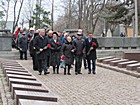 Покладання квітів до меморіального комплексу в парку «Шахтарський» Покровського району з нагоди 76-ї річниці визволення м. Кривого Рогу від нацистських загарбників