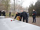Міські заходи до Дня пам'яті жертв голодоморів, урочисте покладення квітів до Пам'ятного знаку жертвам голодомору