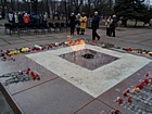 Урочистий мітинг та покладання квітів до братської могили