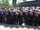 Ритуал покладення квітів до Меморіального комплексу, запалення факелів, салют, урочиста хода