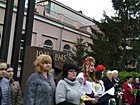 Урочиста церемонія покладання квітів до пам’ятного знаку на честь загиблих воїнів 6-го окремого штурмового стрілецького батальйону