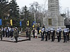 Районний мітинг та урочисте покладання квітів до братської могили воїнів - визволителів