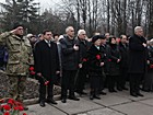Урочистий мітинг за участю ветеранів війни, представників трудових колективів, учнівської і студентської молоді Дзержинського району