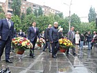 Урочисте покладання квітів біля Меморіального комплексу