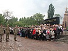 Урочисте покладання квітів біля Меморіального комплексу