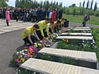 Мітинг, урочисте покладення квітів «Війна очима дітей»