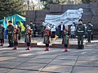 Урочисті заходи з нагоди Дня визволення України від фашистських загарбників у Саксаганському районі міста