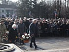 Мітинг та церемонія покладання квітів до братської могили радянських воїнів у Металургійному районі