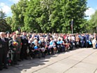 Мітинг та церемонія покладання квітів до меморіалу Вічної Слави (Металургійний район)