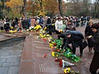 Урочисті заходи з нагоди Дня визволення України від нацистських загарбників у Довгинцівському районі міста