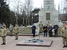 Урочистості біля братської могили по вулиці Івана Сірка