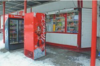 Кіоск в торговельно-зупиночному комплексі
