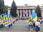Урочисте покладання квітів до пам’ятника Богдану Хмельницькому