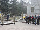 Урочистості біля братської могили по вулиці Івана Сірка