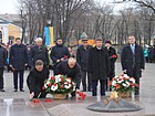 Районний мітинг та покладання квітів з нагоди 74-ї річниці визволення м. Кривого Рогу від фашистських загарбників