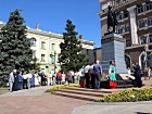 Урочисте покладення квітів до пам’ятника Т.Г.Шевченку в Центрально-Міському районі